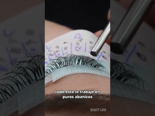 Extensiones de Pestañas Híbridas con Premade Fans de Beauty Lash y más tupidas en comisuras