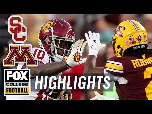 No. 11 USC Trojans vs. Minnesota Golden Gophers Highlights | FOX College Football