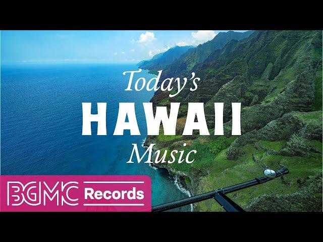 Aloha Hawaii Beautiful Beach - Acoustic Guitar Background Music to Unwind and Relax