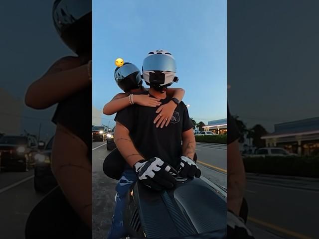 Matching my energy, I’m so lucky  #couple #bikelife #cute #bikergirl #love #motorcycle #biker