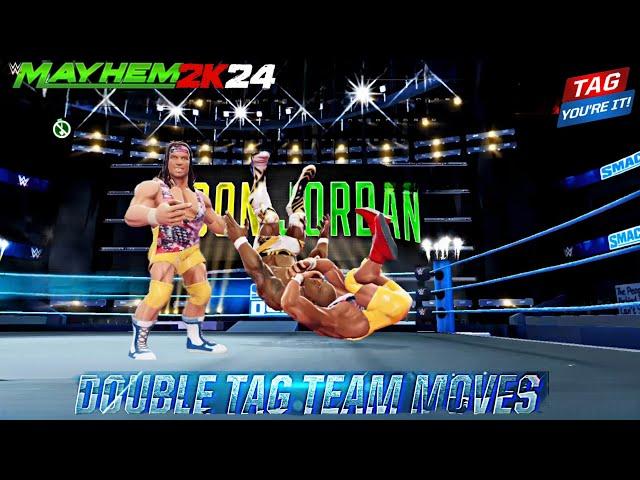 All New Tag Team Finishers WWE MAYHEM 2k24