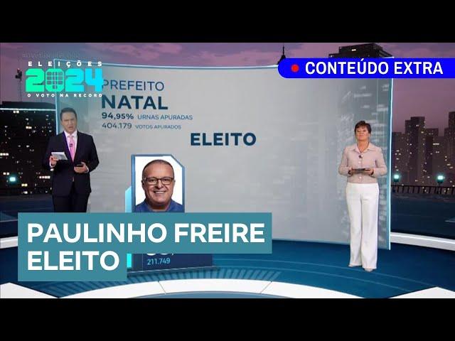 Paulinho Freire (União Brasil) derrota Natália Bonavides (PT) e é eleito prefeito de Natal (RN)