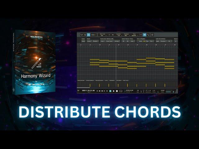 Harmony Wizard for Studio One - Distribute Chords