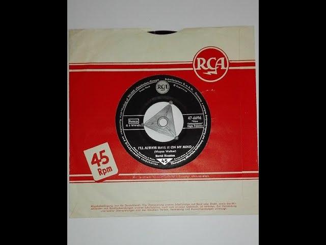 DAVID HOUSTON  " I`ll Always Have It On My Mind"  Deutsche RCA 1956 Rockabilly