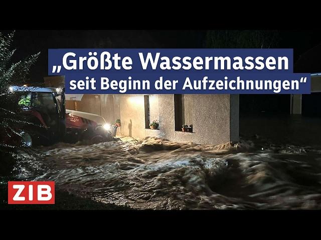 Katastrophengebiet: Lage in Niederösterreich weiter dramatisch | ZIB9 vom 15.09.2024