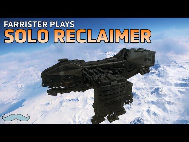 Solo Reclaimer Salvage Gameplay | Star Citizen 3.23 4K Gameplay