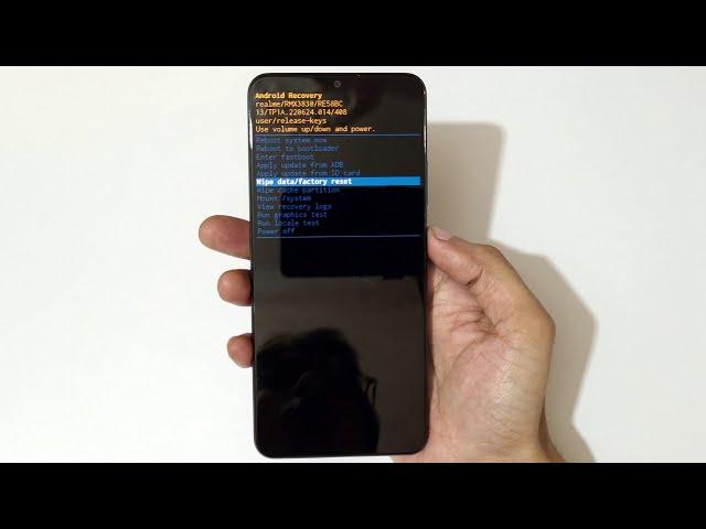 How to Hard Reset Realme C51 - Forgotten Password/Factory Reset