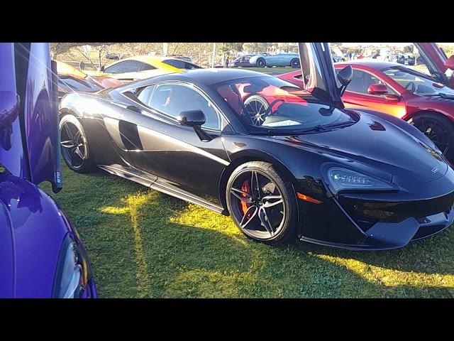 A walk through the McLaren Supercars section ahead of the show at Concours in the Hills, 2020