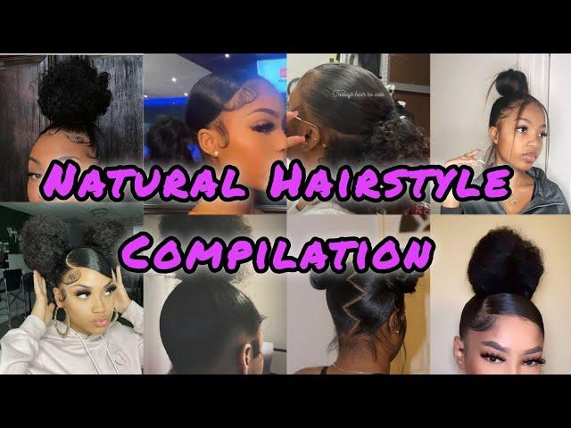 CUTE and easy Natural Hairstyles Compilation 2024 #compilation #curlyhairstyles