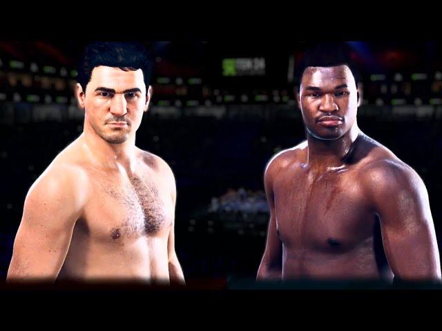 Rocky Marciano vs Larry Holmes FULL FIGHT | Undisputed Boxing Game AI Simulation