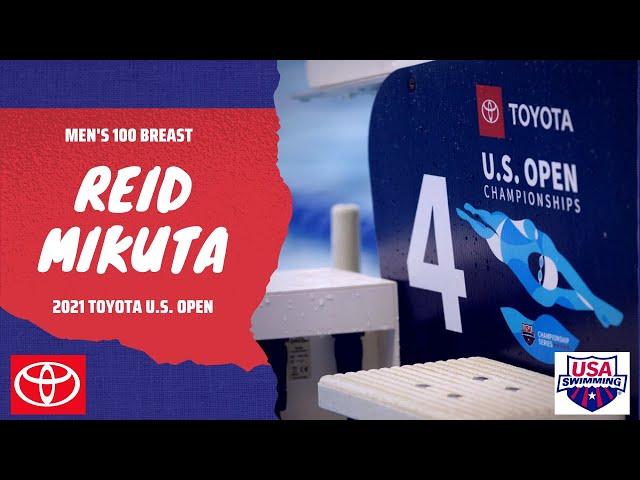 Reid Mikuta Posts Personal Best in Men’s 100M Breaststroke | 2021 Toyota U.S. Open Championships