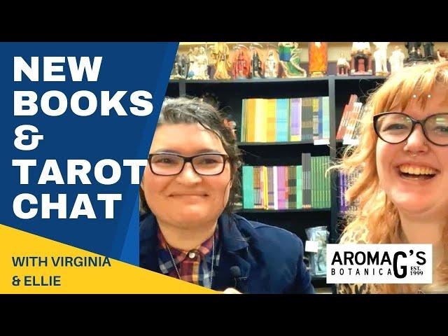 New Books and Tarot Cards in aromaG's Botanica Metaphysical Store. Black Friday Live video.