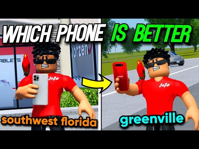 Which *PHONE* is BETTER Southwest Florida or Greenville?