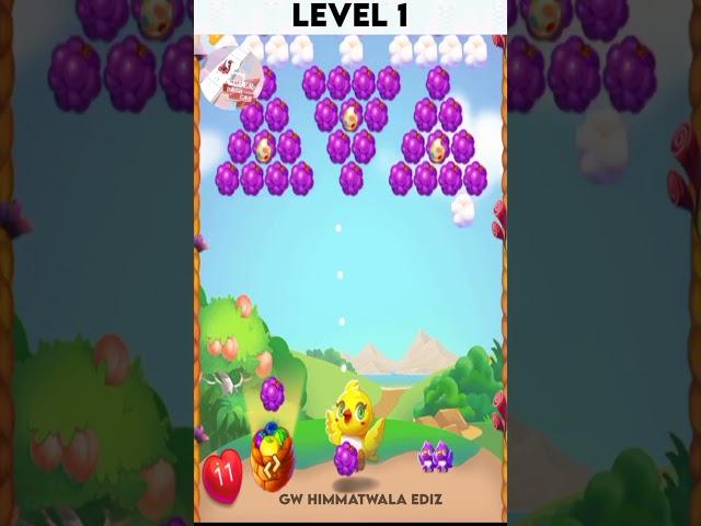 Fruit Bubble Shooter || Level 1 || GW Himmatwala EDIZ