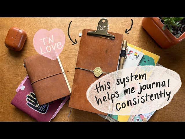 How to JOURNAL with a Travelers Notebook