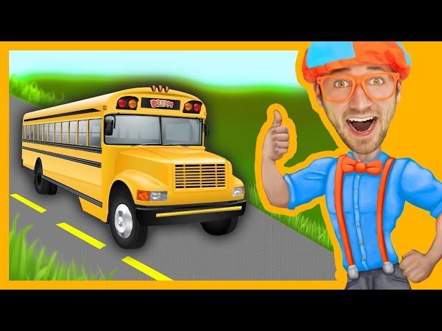 Blippi Wheels On The Bus | Songs For Toddlers