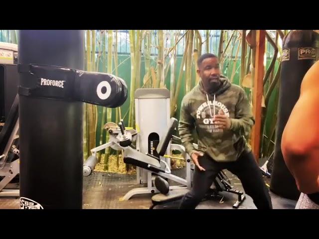 MICHAEL JAI WHITE AND GILLIAN WHITE TRAINING KICKS !!!