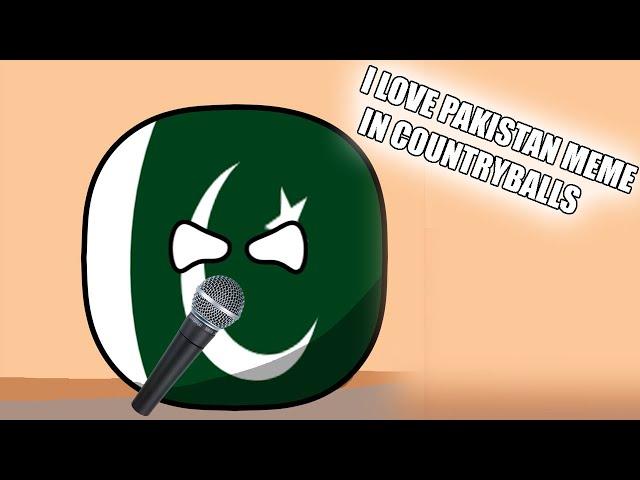 Countryballs Mini - I LOVE PAKISTAN Meme