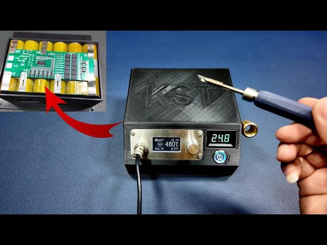 Make A JBC245 Soldering Station with 25.2v 7500mAh Battery - Powerful