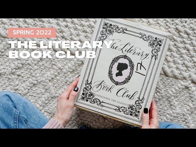 The Literary Book Club Unboxing Spring 2022: Book Subscription Box