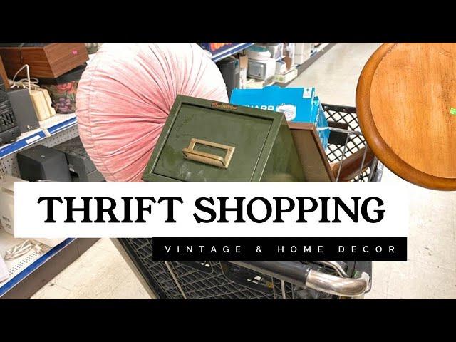 Thrift With Me | Home Decor & Vintage Thrift Haul