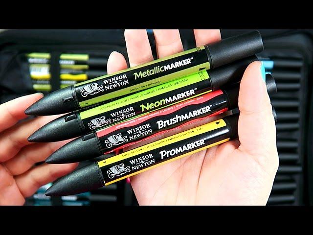 Better Than Copics?  PROMARKERS & BRUSHMARKERS by Winsor & Newton