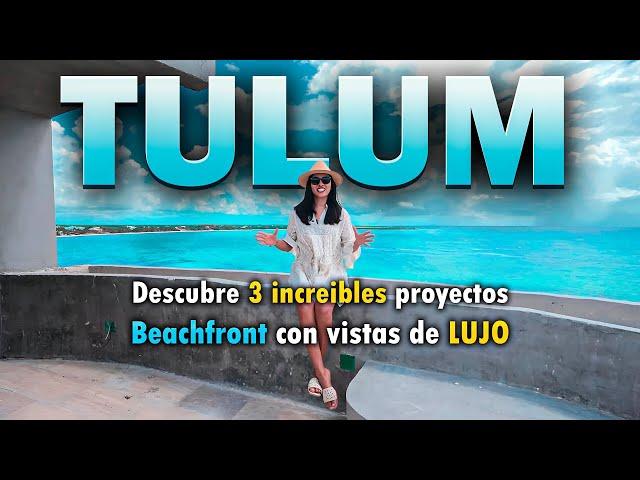 Vive el Lujo: Preventa de Departamentos FRENTE al Mar en Tulum ️ Maiim, Adamar y Nero