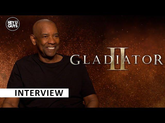 Denzel Washington on Gladiator 2 | Why he took on the role | The reason he's doing Black Panther 3