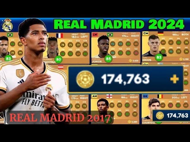 DLS24 REAL MADRID 2017 VA REAL MADRID 2024 TARKIBLARINI TOʻLIQ YEGʻISH RONALDO , RAMOS , PEPE...