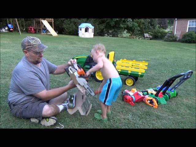 bryce gets a new stihl chainsaw