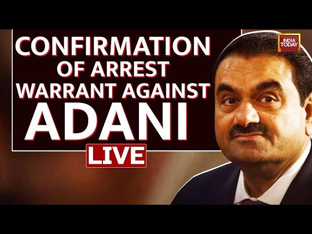 Arrest Warrant Against Gautam Adani LIVE |  US Court Indicts Gautam Adani | Adani Group News