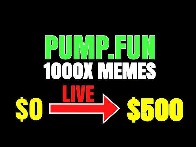 How To Trade PUMP.FUN Memecoins [LIVE]