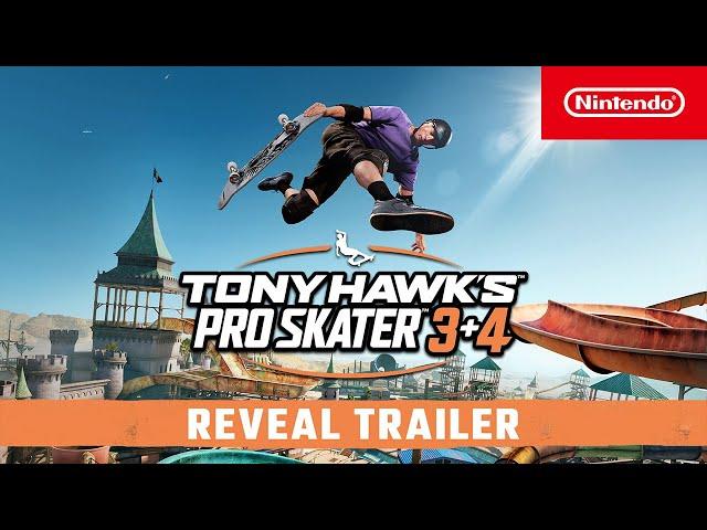 Tony Hawk's Pro Skater 3 + 4 – Reveal Trailer – Nintendo Switch