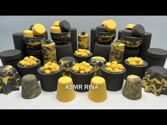 ASMR baking soda black + yellow