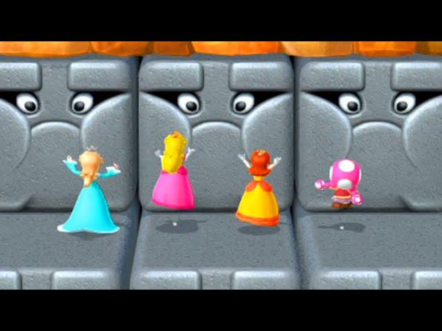 Mario Party 10 Minigames - Rosalina Vs Peach Vs Daisy Vs Toadette (Master Difficulty)