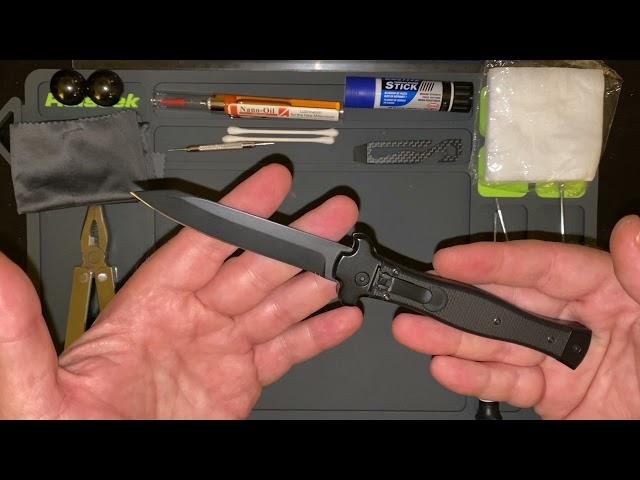 CivOps Gear Reviews-AGA Campolin Zero Reverse Tanto SWAT G-10