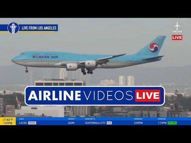 LIVE Los Angeles (LAX) Airport Plane Spotting From The H HOTEL! (December 13th, 2024)