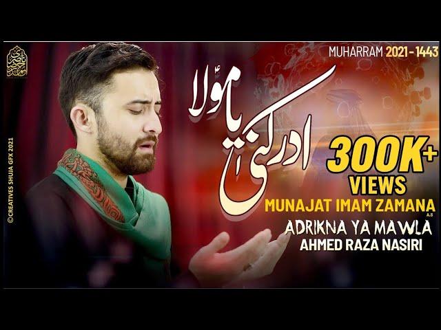 Munajat e Imam Zamana | ADRIKNA YA MAWLA | Ahmed Raza Nasiri Nohay 2021 | New Nohay 2021 | Muharram