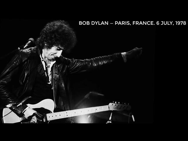 Bob Dylan — Paris, France. 6 July, 1978