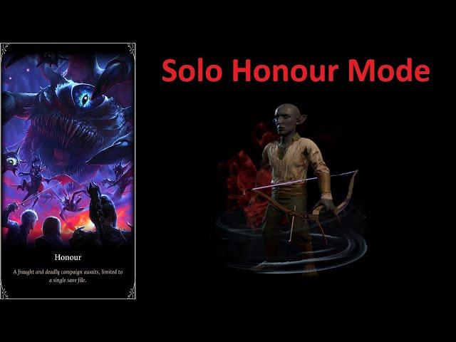 BG3 - Solo Honour Mode Dark Urge Ranger Gameplay + RIP