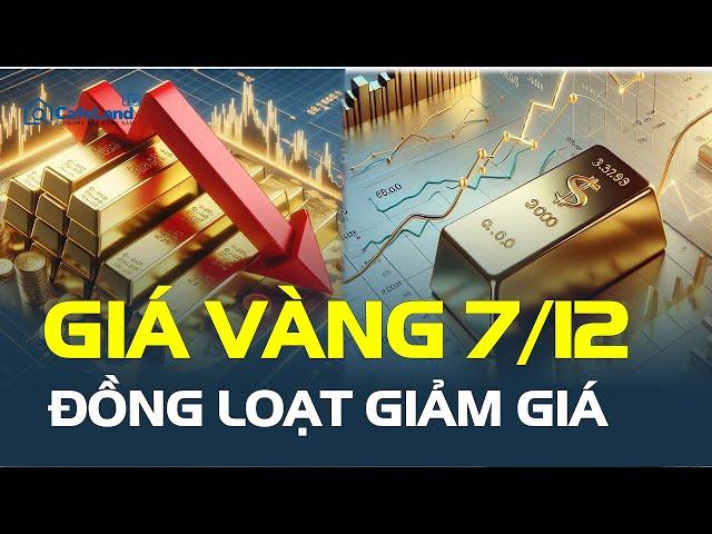 Giá vàng hôm nay 7/12: ĐỒNG LOẠT GIẢM GIÁ | CafeLand