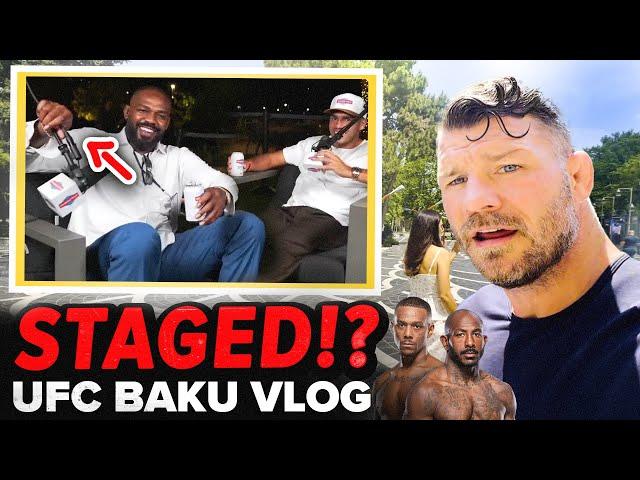 UFC BAKU VLOG: Jon Jones FAKES HIS Interview Walkout on Full Send?!?