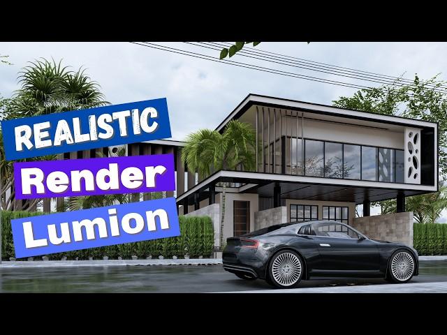 Realistic Render Setting - Exterior Rendering Tutorial in Lumion Pro 12.5