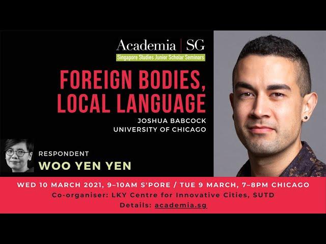 Joshua Babcock: Foreign Bodies, Local Language