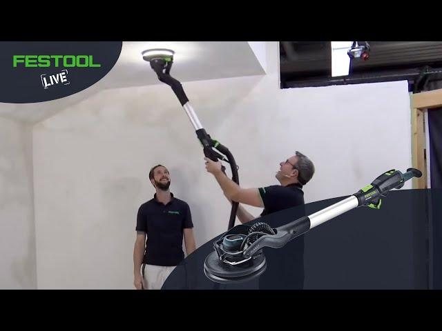 Der neue Langhalsschleifer PLANEX LHS 2 225 (Live-Mitschnitt aus dem Festool Trainingscenter)