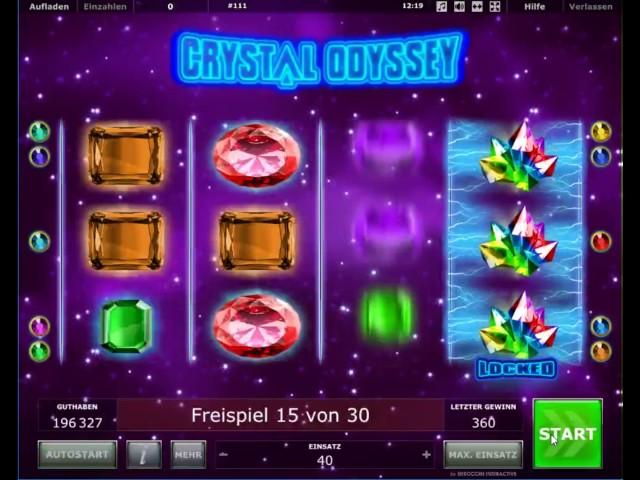 Crystal Odyssey kostenlos spielen - Novomatic / Eurocoin