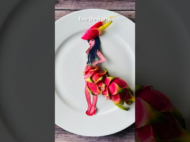 The Designer vs The Designs #fashion #designer #diy #design #foodart #foodartist
