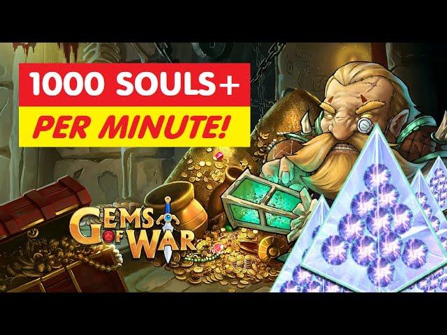 Gems of War THE Fastest Soul Farming Team? Fast Souls and Best Guide!