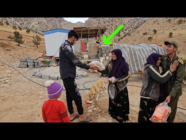 Suspicious help of a nomadic boy to a widow in the mountains