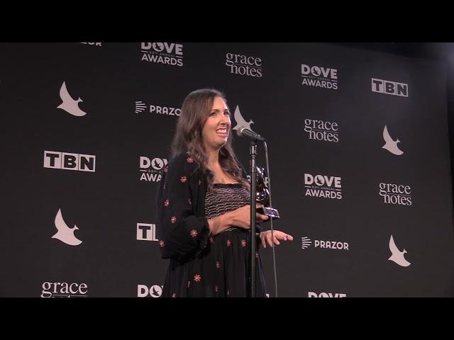 Francesca Battistelli Talks "God Is Good" & Christmas Tour | 53rd Dove Awards